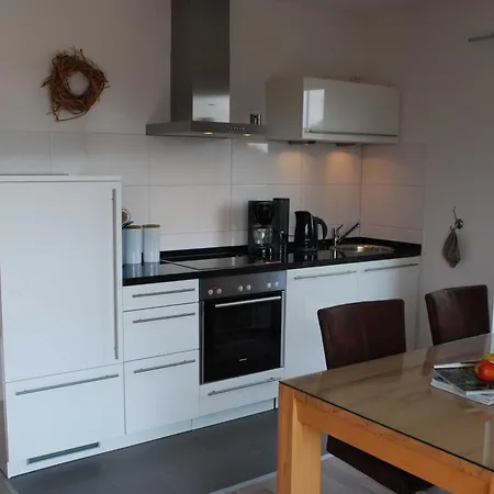 Steilkueste Terrasse Waschmaschine Apartment