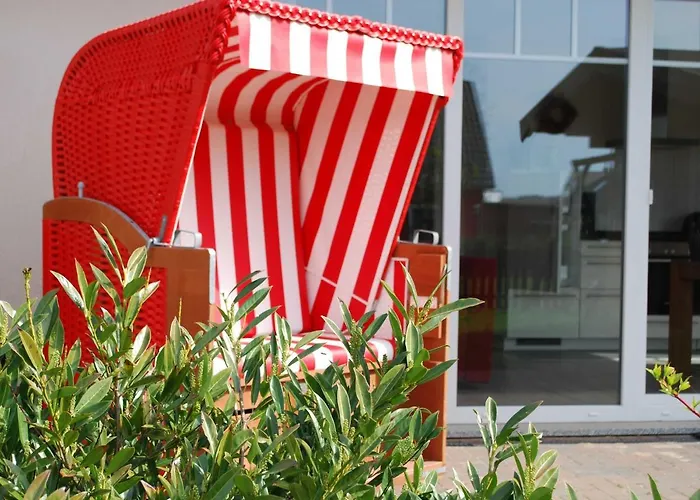 Steilkueste Terrasse Waschmaschine Apartament Nienhagen