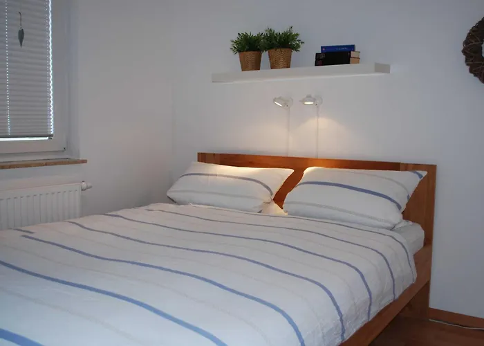 Steilkueste Terrasse Waschmaschine Apartament Nienhagen